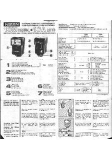 Nissin 13 A manual. Camera Instructions.